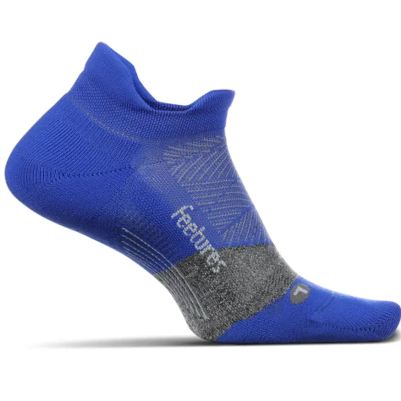 Feetures Elite Light Cushion No Show Tab in Solid Boost Blue